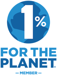 Proud member of 1% for the Planet